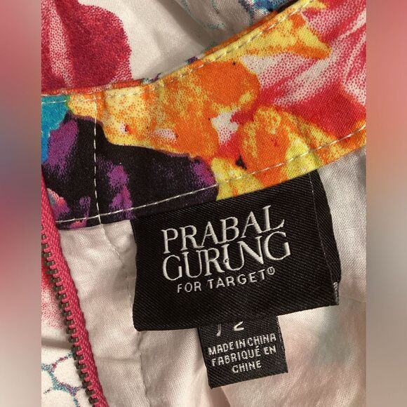 Prabal Gurung X Target Yellow Red Pleated A-Line Sundress Size 2 - Picture 15 of 16